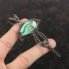 Variscite Pendant Copper Wire Wrapped Pendant Variscite Jewelry Handmade Decent Pendant Gemstone Copper Jewelry Stylish Pendant Gift For Mom