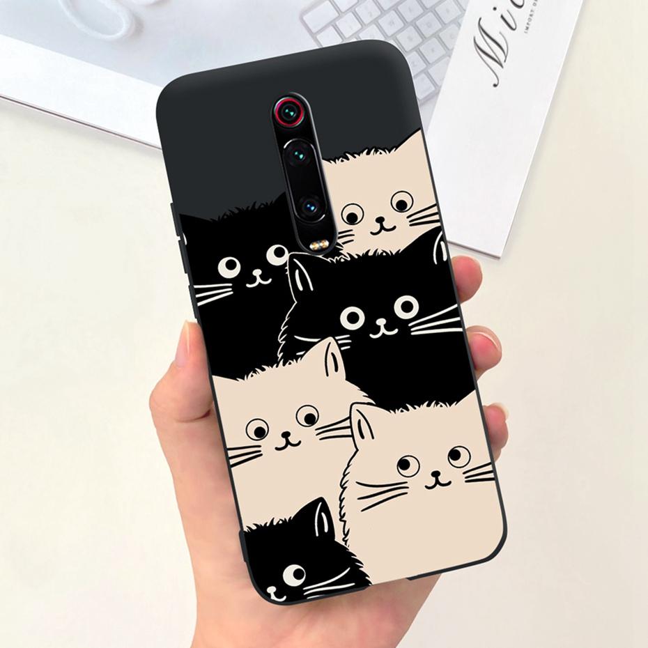 Kreslený obal pro Xiaomi Mi 9T Pro Mi9T Roztomilý barevný měkký silikonový zadní kryt pro Xiaomi Mi 9T 9 T 9TPro Pouzdra na telefon