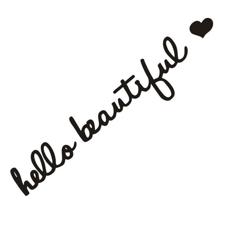 1PC Passenger Princess Star Car Mirror Stickers Decoration Rear View Mirror Auto Vehicle Vinyl Decal Sticker Interior Access