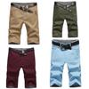 Men Beach Shorts Cotton Solid Color Casual Loose Clothing Men’s Sports Shorts