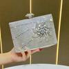 Evening Dress, Banquet Clutch, Diamond-encrusted Crossbody Bag, Elegant Single-shoulder Dinner Bag