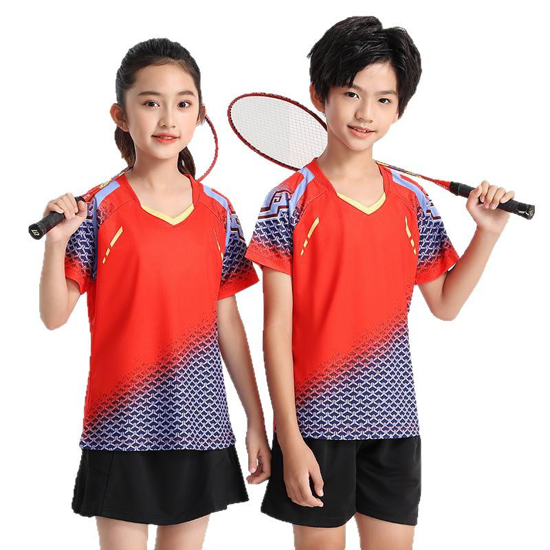 Children's Badminton & Table Tennis Quick-Dry Sports Suit for All Ages