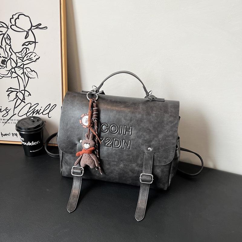 Retro large-capacity backpack bag women's new casual fashion shoulder bag premium travel backpack