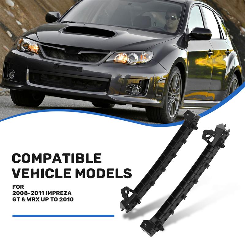 1 Pair Front Left Right Bumper Bracket Holder Mount for Subaru Impreza 2008-2011 GT & WRX 57707FG002 57707FG012—L48A
