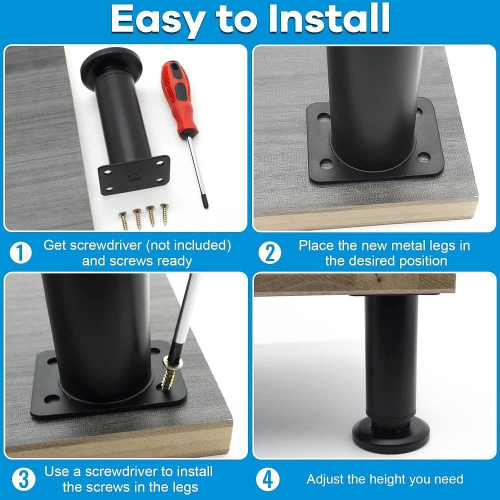 Tragbarer Teleskop-Lagerhalter Verstellbare Höhe Sofa-Beinhalter Bettgestell-Stütze