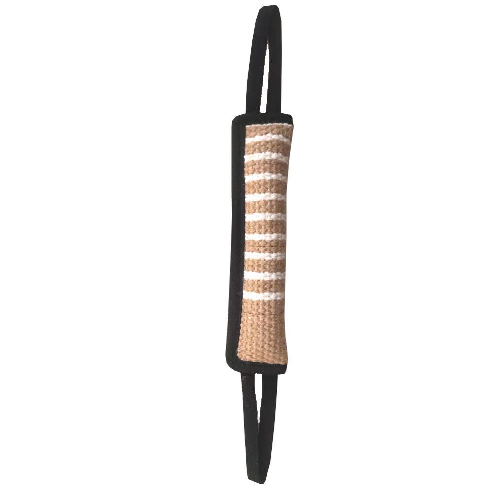 Burlap Bite Stick & Teething Toy - Interactive Training & Fetch Toy for Dogs