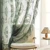 1PCS Rod Pocket Ruffled Lace Window Curtains for Living Room Bedroom  Lace Sheer Curtains Ruffled Lace Window Curtain