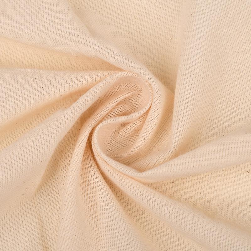 Original White 2.9m Wide Pure Cotton Greige Duvet Cover Fabric, Unbleached Plain Weave Bedding Material