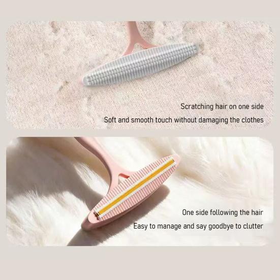 Dual-Sided Clothes Lint Remover Pet Hair Remover Brush with Copper Head Fabric Use Hair And Dust Remover for Clothes Furniture Car Seats