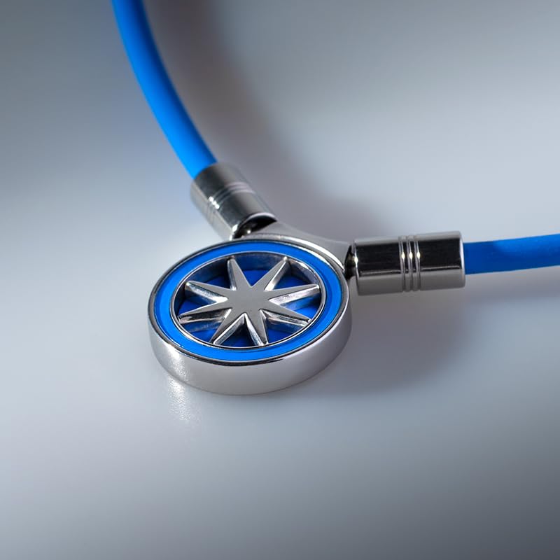 BANDEL Healthcare Necklace Earth mini x 2.0 (Blue Silver, 52cm)