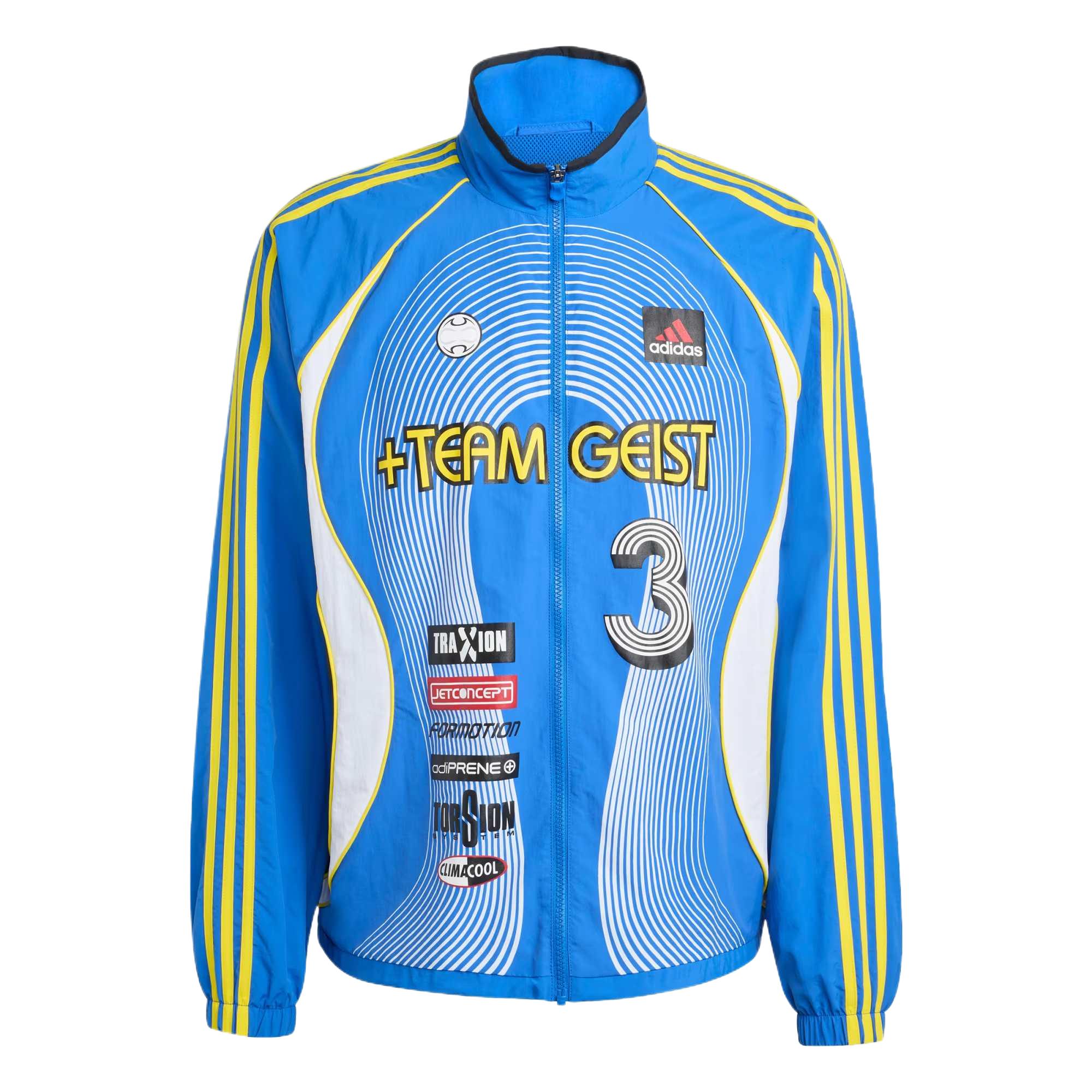 Adidas Originals Tracktop Teamgeist Zipper Long Sleeve Loose Jacket Men Jacket KG5079 XL