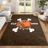 Cleveland Browns Carpet Door Mat for Living Room or Bedroom Protective Mat Under Chair Office Decoration Christmas Gift Birthday Present