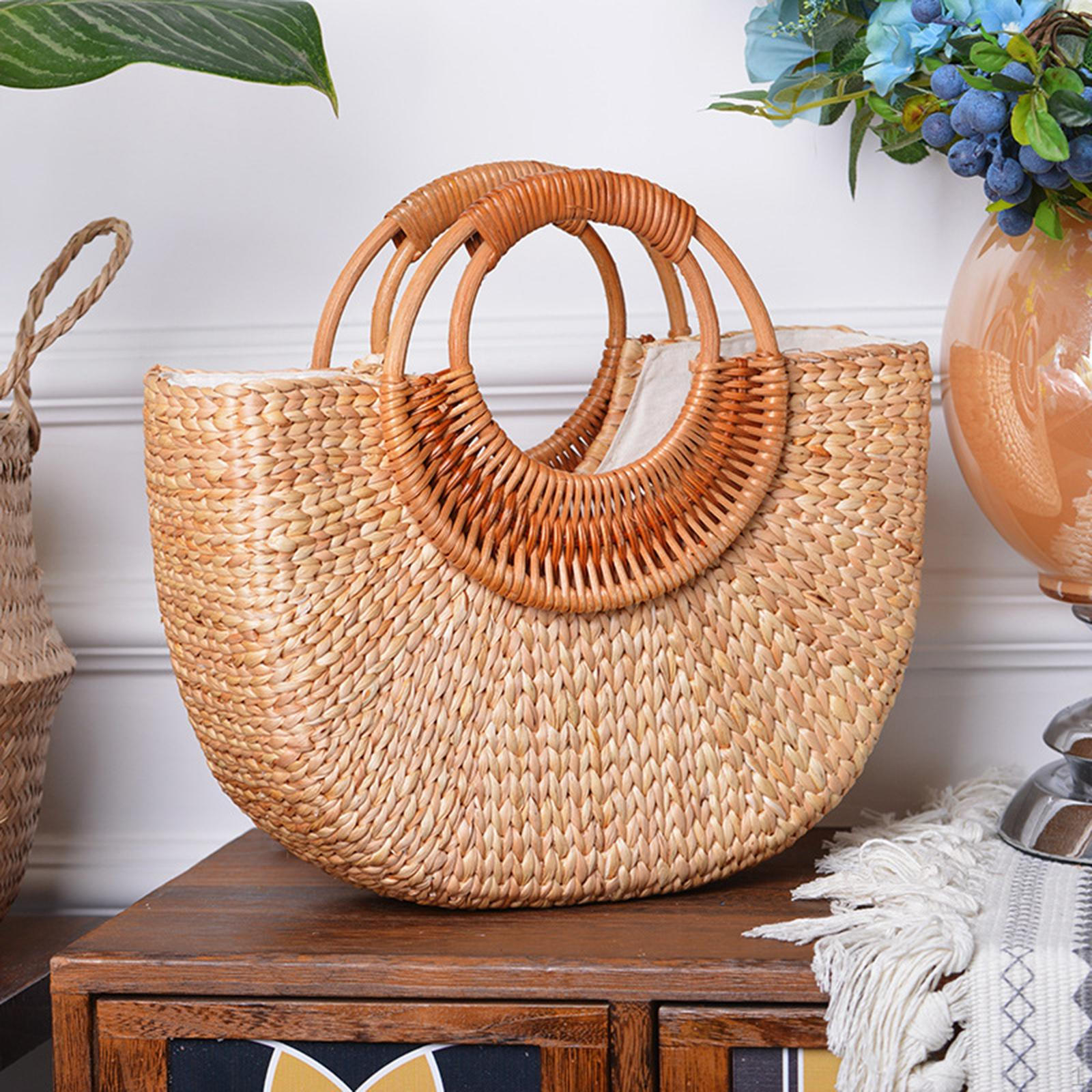 Сумка-тоут ручной работы большая вместимость повседневная для покупок путешествий школы S 2870₽