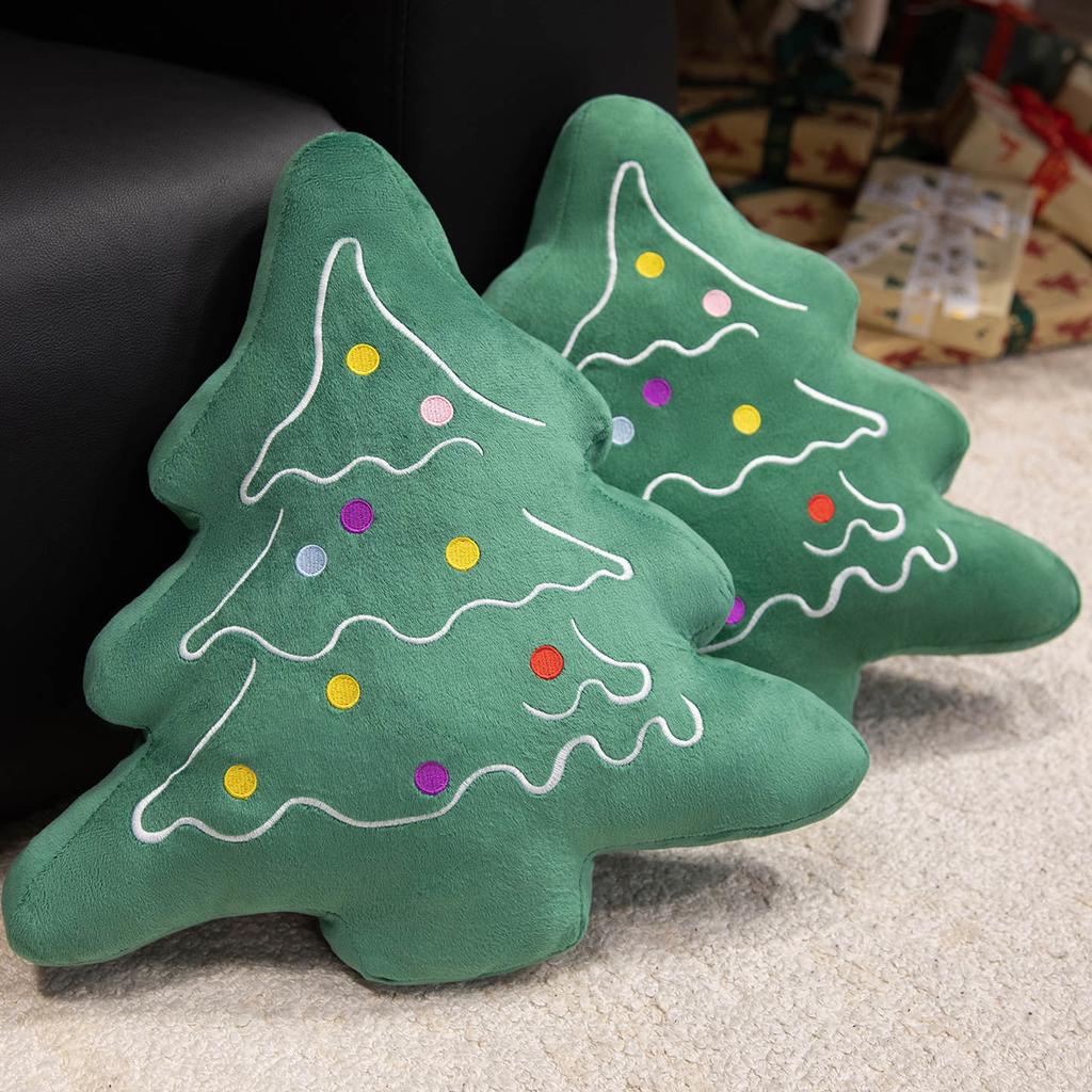 Cartoon Soft Christmas Tree Pillow Plush Toy Doll Christmas Tree Doll Decoration