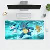 Pokemon Grovyle and Combusken Battle Anime Extended Gaming Mouse Pad Large Desk Mat for PC Laptop