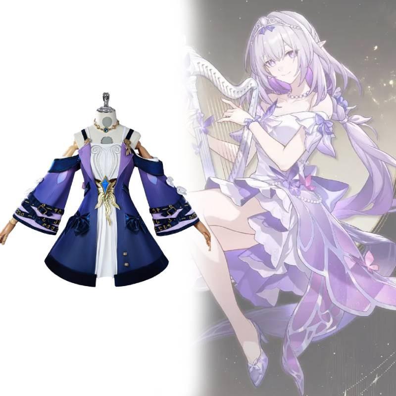 Honkai Star Rail Cosplay Costume With Polyester Fabric For Anime Role Play