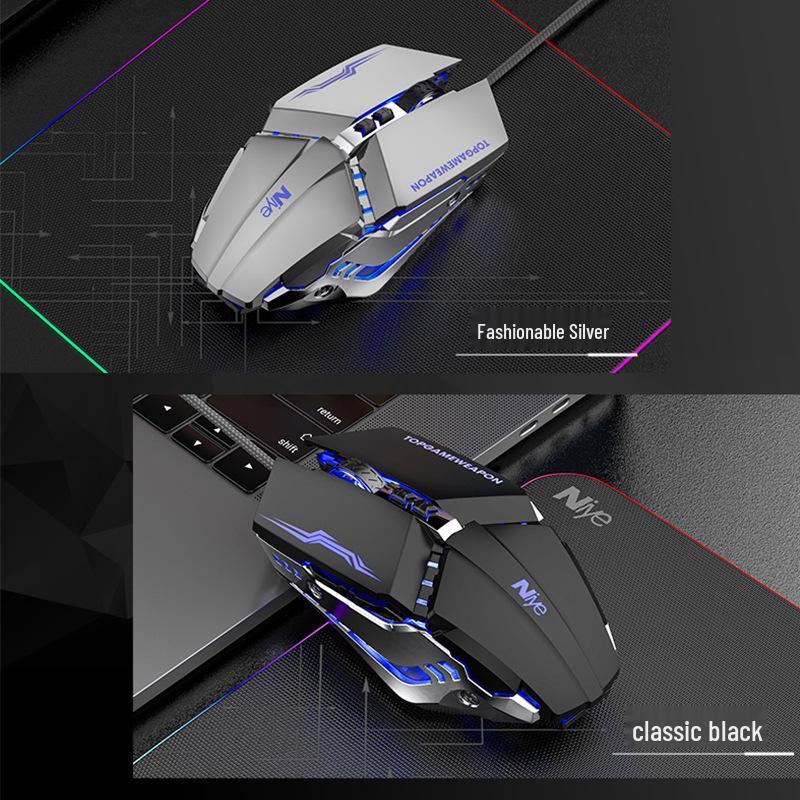 Luminous Wired USB Mechanical Gaming Mouse for PC & Laptop