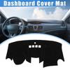 Dash Board Protector Cover for Ford Fiesta 2011- Nonslip Polyester Black