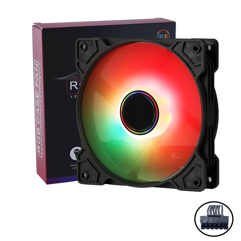 

12см Тихий RGB Вентилятор для охлаждения корпуса с 6-контактной синхронизацией Shenguang