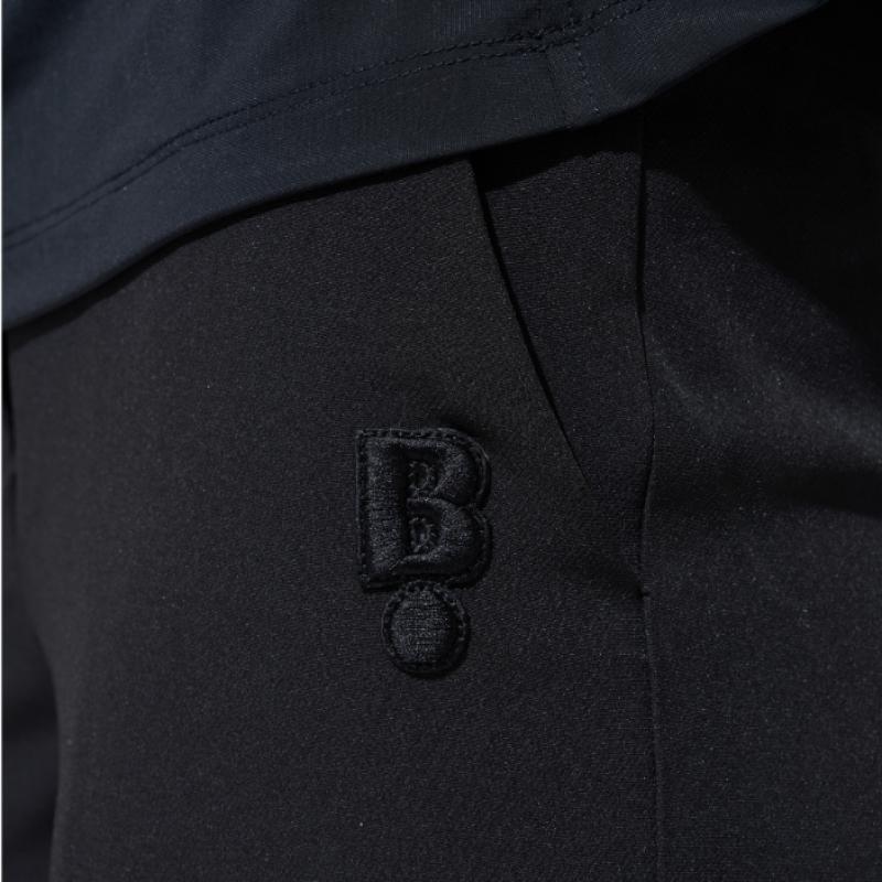 Blu Dot Jogger Pants Bk Pleated Knit Band