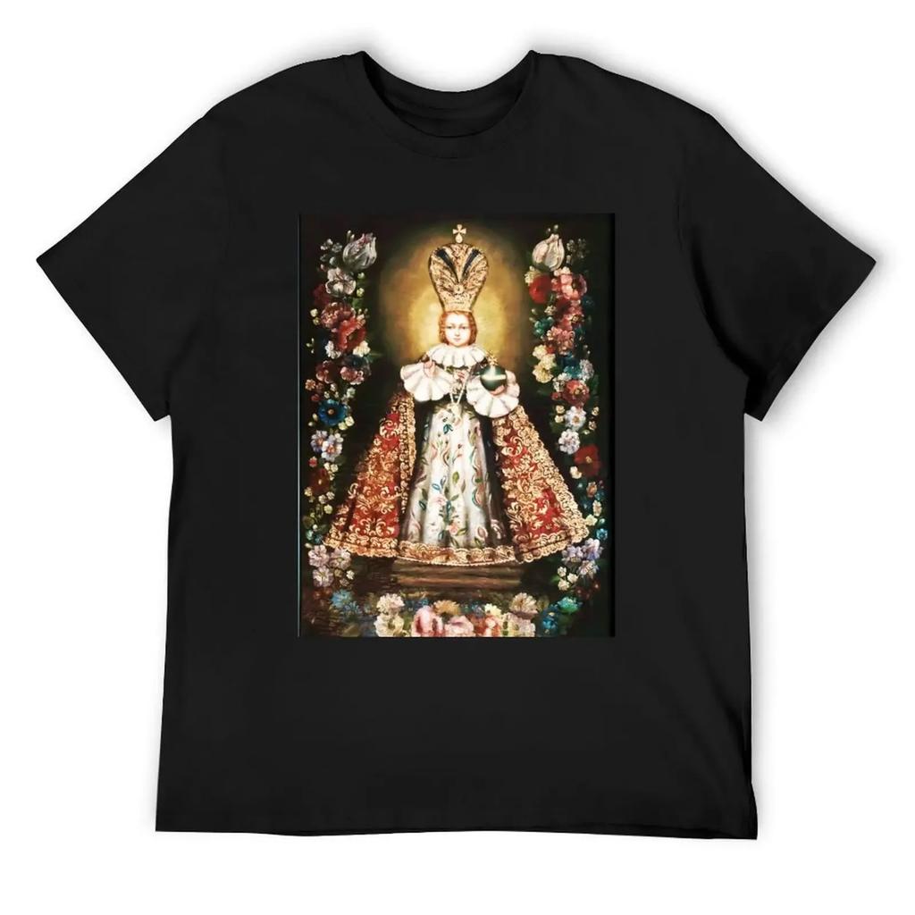 Gesù Bambino di Praga T-shirt t-shirt oversize uomo magliette anime vintage t-shirt personalizzate uomo t-shirt grafiche
