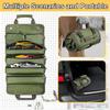 Tool Bag Organizer Roll Up:Gifts for Men Fathers Day Dad Gifts for Him Boyfriend Husband Birthday Portable Motorcycle Tool Box Woodworking Gift