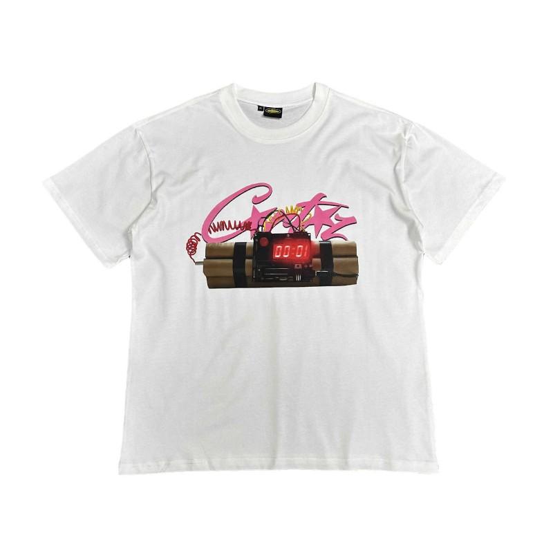 Corteiz Streetwear Graphic Tee Unisex Oversized Cotton T-Shirt Hip Hop Casual Short Sleeve Top