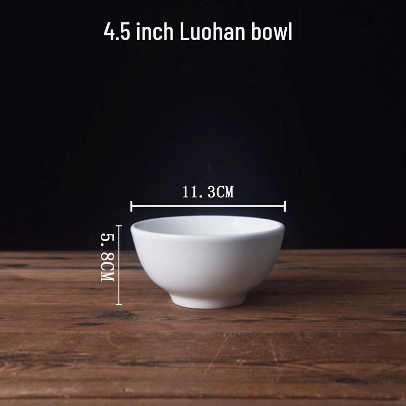 Pure White Ceramic Soup Bowl