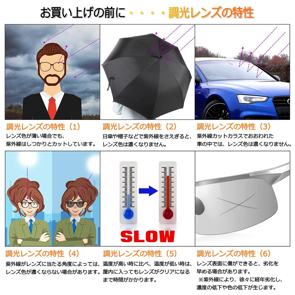 Polarized Sunglasses for Night UV400 Protection Ultra Lightweight Sunglasses for Night B2442 Changing [FEISEDY] Men's Women's Driving/Fishing