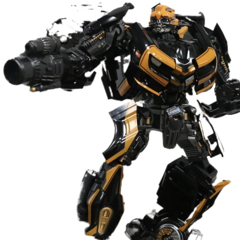 BB-02 Dark Edition Yellow Warrior Transformable Toy Car Model