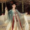 Women's Tang Dynasty Hanfu Set, Exquisite Embroidery Ruqun Skirt & Cardigan, Elegant Fairy Tale Daily Outfit