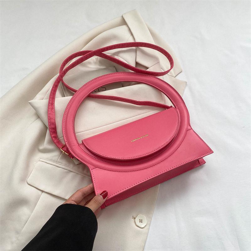 Trendy Small Square Pu Leather Shoulder Bag Stylish 2023 Fall Fashion Womens Handbag