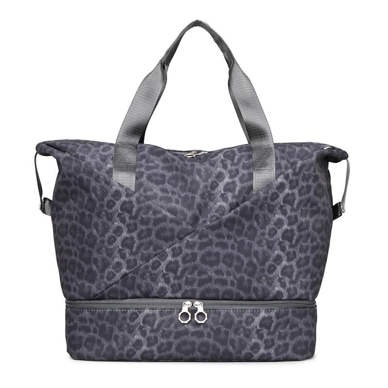 Travel Bag Duffel Bag Leopard Print Large Capacity Fitness Sports Bag