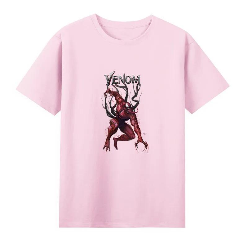 2026 Venom Marvel Peripherieartikel Bedrucktes Kinder-T-Shirt Rundhals Reine Baumwolle Familienkleidung für Eltern und Kinder