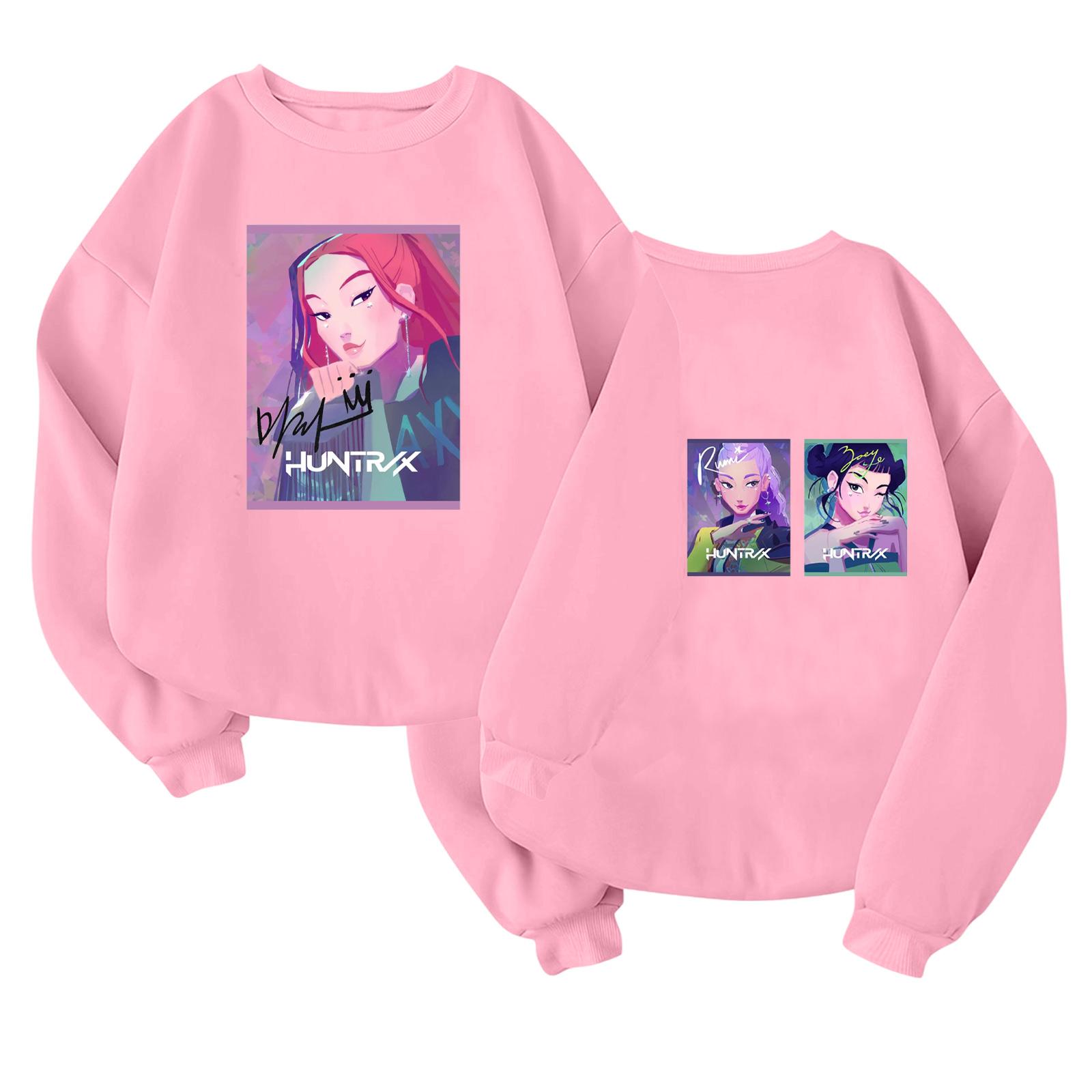 

Children s Fashionable Lightweight Long-sleeved Round Neck Pullover With Pockets Printed Pullover 110