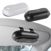 Car Sunglasses Sun Visor Glasses Holder Case Storage Box Decor For Mitsubishi Ralliart Evolution Lancer EX Outlander ASX Eclipse