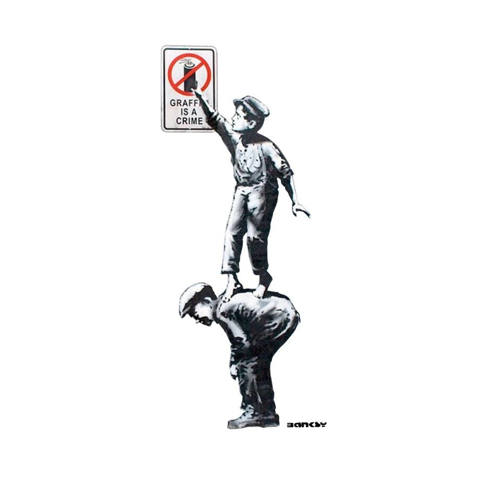 Banksy Pop Art Abstract figure painting canvas painting girl and Red balloon poster printed wall living room wall decoration