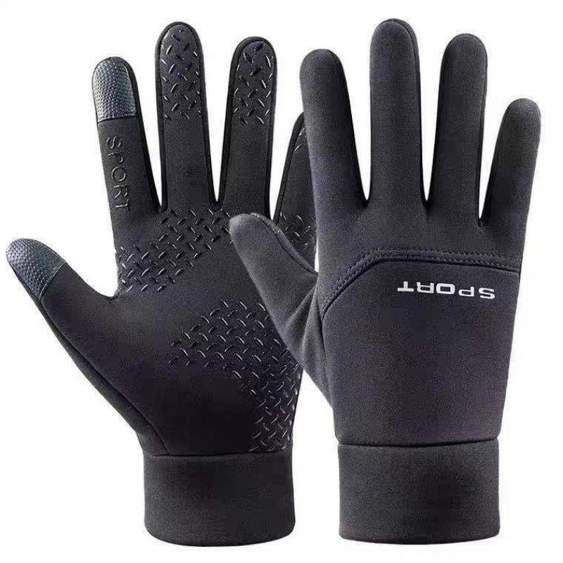 1 Pair Winter Waterproof Windproof Anti-Slip Touchscreen Warm Gloves, Suitable For Outdoor Cycling, Driving, Skiing, Unisex