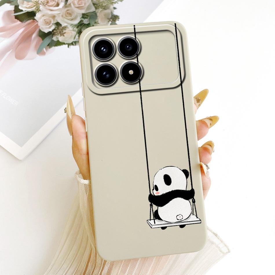 Für Xiaomi Redmi K90 Niedliche Katze Blume Cartoon Handyhülle Für Redmi K 90 K90 Pro Max 5G Stoßfeste Weiche Silikonhüllen Stoßfänger