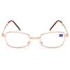 Portable Metal Foldable Reading Glasses Ultralight Men Business Presbyopia Glasses Eyewear With Random Case +0.5To+4.0
