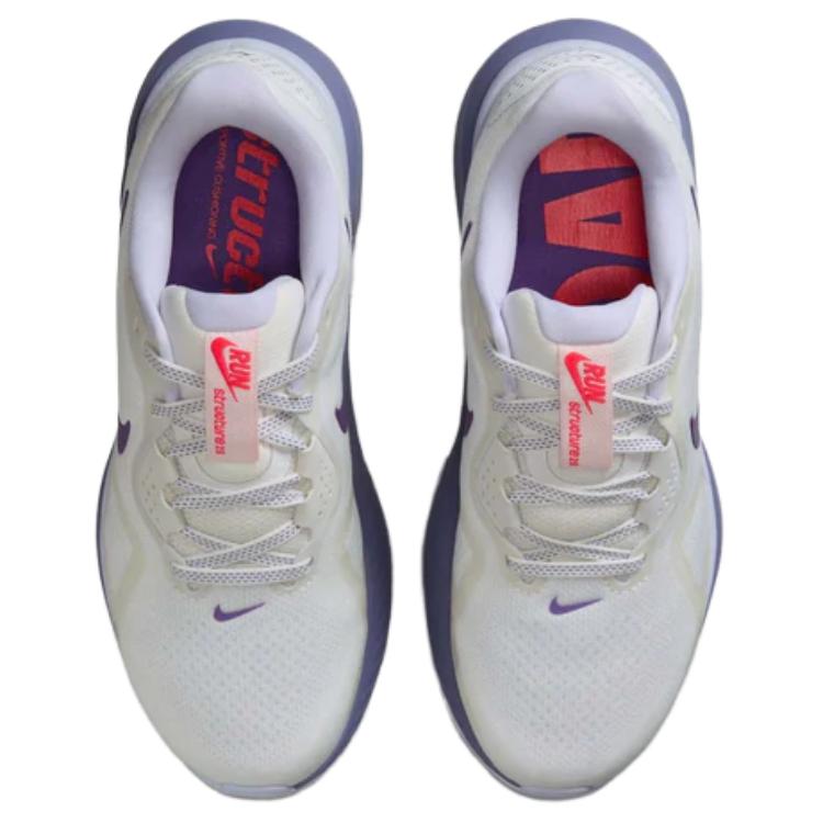 Nike Structure 26 Summit White Wild Grape Women Sneakers Amethyst-Tint Dusty-Amethyst Bright-Crimson HJ1101-102