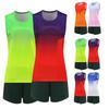 Unisex Athletic Competition Running Suit Set - Sprint Vest & Marathon Sportswear
