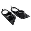 2PCS Car Front Bumper Grill Fog Light Cover Grille Trim Honeycomb Mesh For BMW E46 M3 2001 2002 2003 2004 2005 2006 Accessories