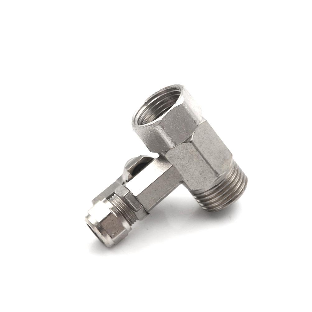 Ro Feed Water Filter Purifier Adapter 1/2'' To 3/8'' Ball Valve Faucet Tap Safe