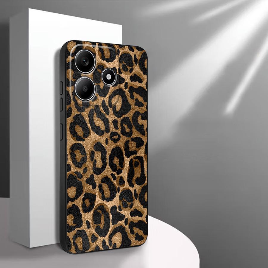 Retro Leopard Print Phone Cover Case for Xiaomi Redmi Note 14 13 Pro Plus 10 11S 14C A3 A1 A2 K80 K40 12 11 Pro A5 A4 12C 13C