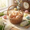 Simulation Egg Squeeze Toy Stress Relief Soft Rubber Material Realistic Egg Shape for Home Office School Play