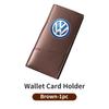 VFHJQ1 For Volkswagen VW Men's Carbon Fiber Wallet Large Capacity Car Card Holder Organizer Scirocco Jetta Beetle Golf 4 5 6 Passat