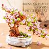 Cherry Bonsai Succulent Mini Building Blocks Set for Home Decor Halloween Thanksgiving Christmas Gift Money tree