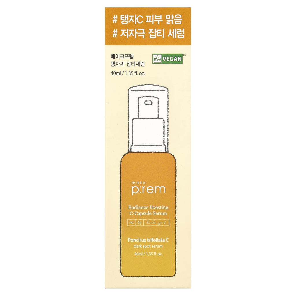 make p:rem, Poncercus Trifoliata C Dark Spot Serum, 40ml (1.35fl oz)