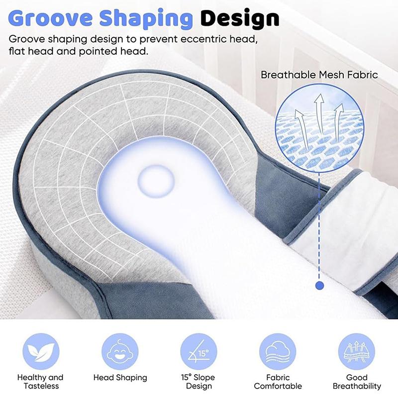Ζώνη Ασφαλείας Παιδικό Σφηνοειδές Μαξιλάρι Για Νεογέννητο Μωρό Μαξιλάρι Ξαπλώστρας Παλινδρόμηση Οξέων Μαξιλάρι Θηλασμού Για Μείωση Των Αναγωγών